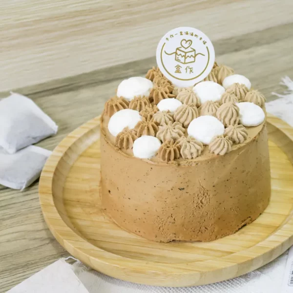 港式奶茶麻糬原個蛋糕 Hapzok Cake 盒作