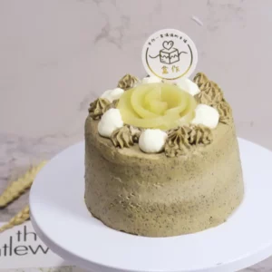 白桃烏龍麻糬原個蛋糕 Hapzok Cake 盒作