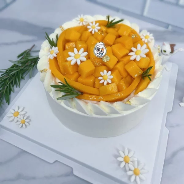 芒果特濃牛乳奶凍蛋糕 - Emeow