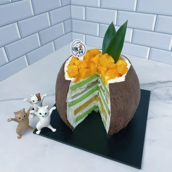 3D椰子蛋糕 - Emeow