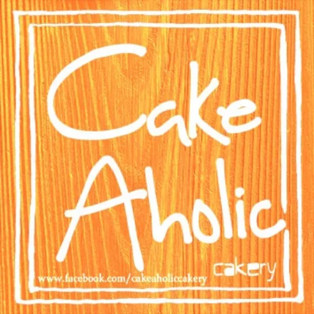 Cake Aholic Cakery Logo